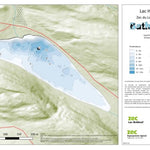 Carte bathymétrique du Lac Hamel Zec du lac Brébeuf (2025) Preview 1