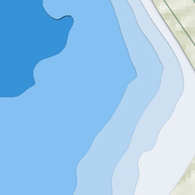 Carte bathymétrique du Lac Huet Zec de l'Anse-Saint-Jean (2025) Preview 2