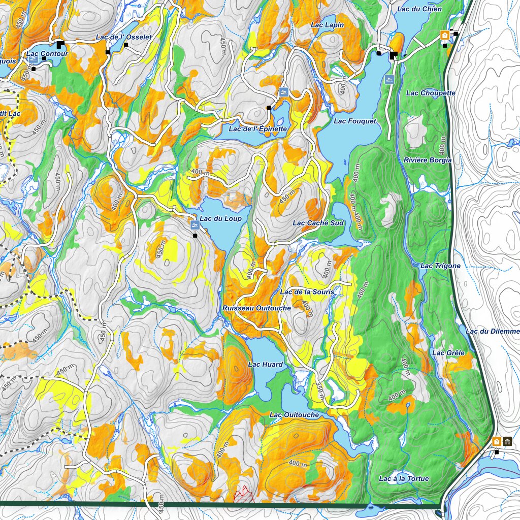 iFaune - Cerf de Virginie - Zec Borgia (2025) Map by Zecs Quebec ...