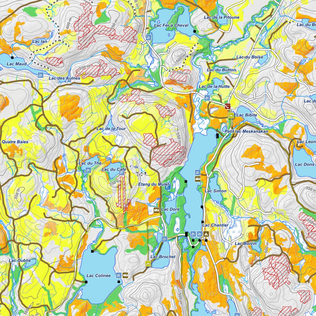 iFaune - Cerf de Virginie - Zec Boullé (2025) Map by Zecs Quebec ...