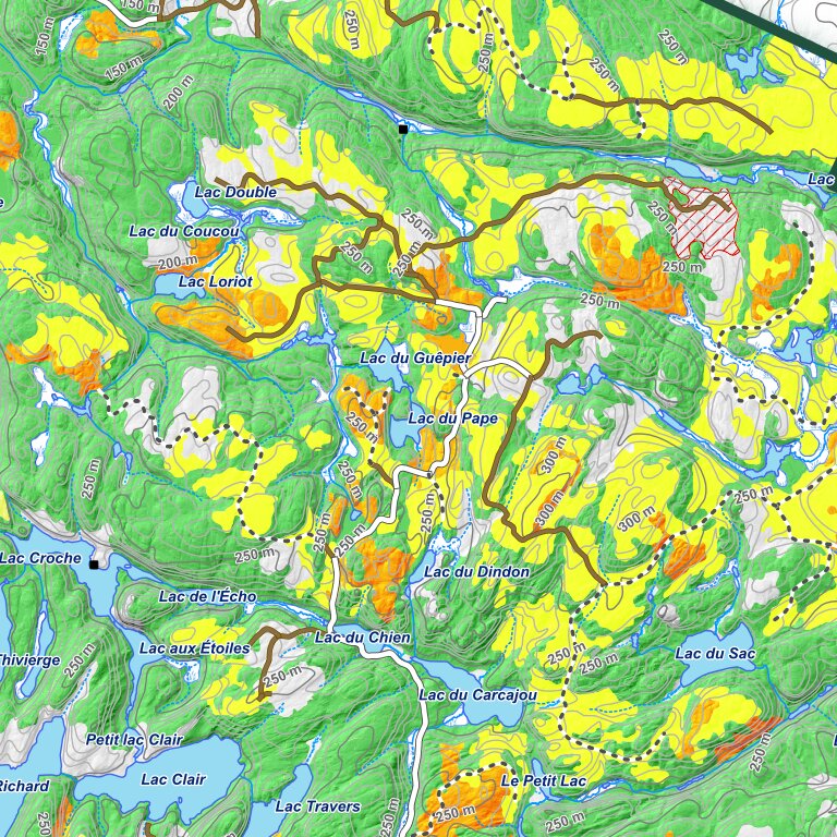 iFaune - Cerf de Virginie - Zec Buteux-Bas-Saguenay (2025) Map by Zecs ...