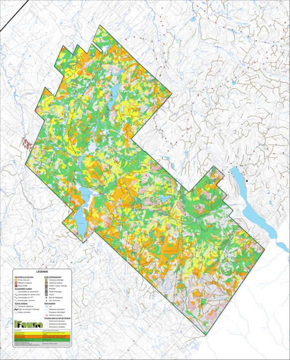 iFaune - Cerf de Virginie - Zec Chapais (2025) Map by Zecs Quebec ...