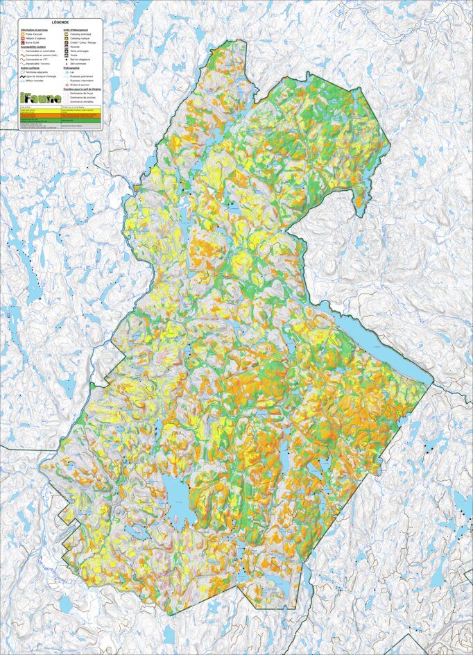 iFaune - Cerf de Virginie - Zec de la Rivière-Blanche (2025) Map by ...