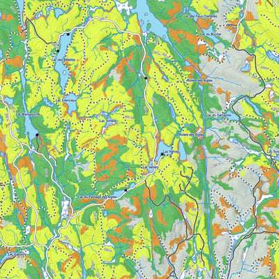 Zecs Québec iFaune - Cerf de Virginie - Zec des Passes (2023) digital map