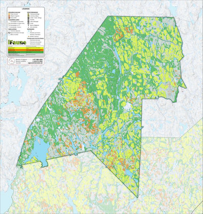 Zecs Québec iFaune - Cerf de Virginie - Zec Frémont (2023) digital map