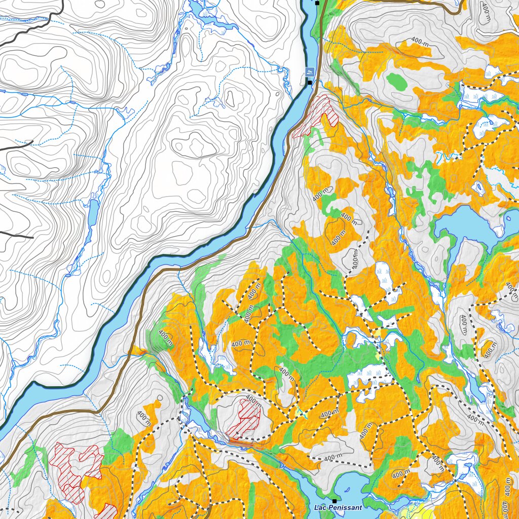 iFaune - Cerf de Virginie - Zec Lesueur (2025) Map by Zecs Quebec ...