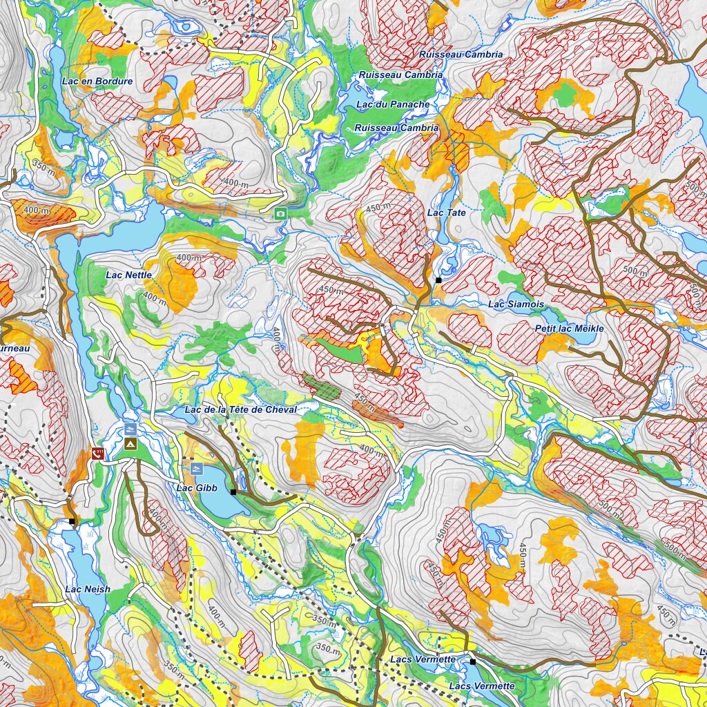 iFaune - Cerf de Virginie - Zec Pontiac (2025) Map by Zecs Quebec ...
