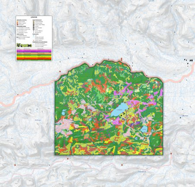 Zecs Québec iFaune - Orignal et ours noir - Zec Baillargeon (2023) digital map