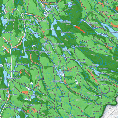 Zecs Québec iFaune - Orignal et ours noir - Zec Onatchiway (2023) digital map