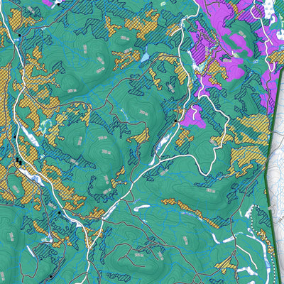 Zecs Québec iFaune - Petit gibier - Zec Mars-Moulin (2023) digital map