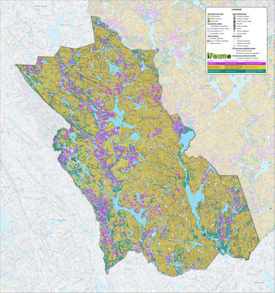 Zecs Québec iFaune - Petit gibier - Zec Pontiac (2023) digital map