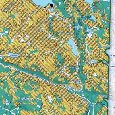 Zecs Québec iFaune - Petit gibier - Zec Wessonneau (2023) digital map