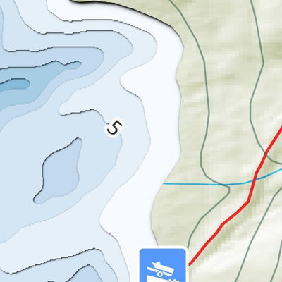 Carte bathymétrique du Lac de la Bête Zec Chauvin (2025) Preview 2