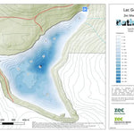 Carte bathymétrique du Lac Georges Zec Mars-Moulin (2025) Preview 1