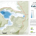 Carte bathymétrique du Lac Moreau Zec de l'Anse-Saint-Jean (2025) Preview 1