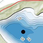 Carte bathymétrique du Lac Moreau Zec de l'Anse-Saint-Jean (2025) Preview 3