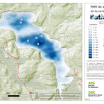 Carte bathymétrique du Lac Petit lac aux Visons Zec Lac-de-la-Boiteuse (2025) Preview 1