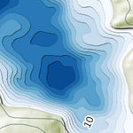 Carte bathymétrique du Lac Petit lac aux Visons Zec Lac-de-la-Boiteuse (2025) Preview 2