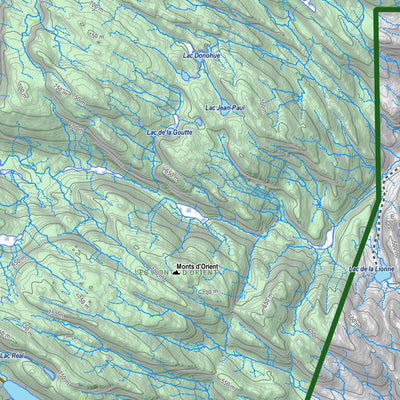 Zecs Québec Zec Anse-Saint-Jean (2023) digital map