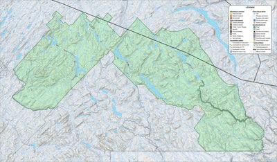 Zecs Québec Zec Bas-Saint-Laurent (2023) digital map