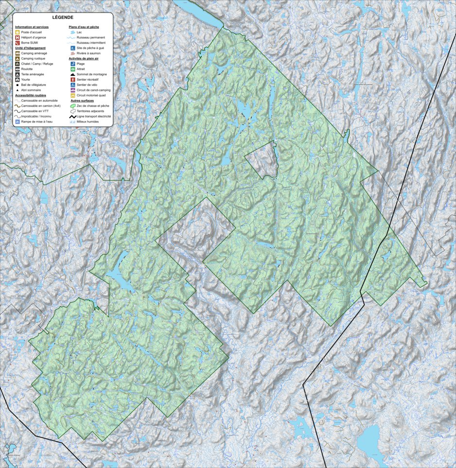 Zec Batiscan-Neilson (2023) Map by Zecs Quebec | Avenza Maps