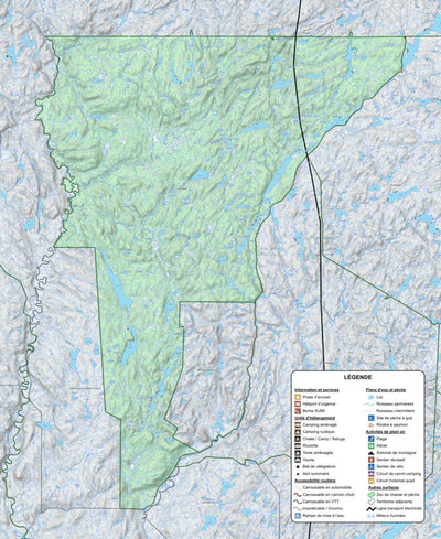 Zecs Québec Zec Borgia (2023) digital map