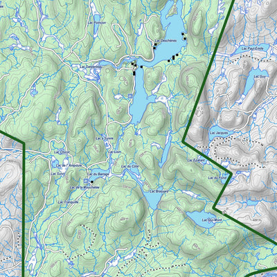 Zecs Québec Zec Borgia (2023) digital map