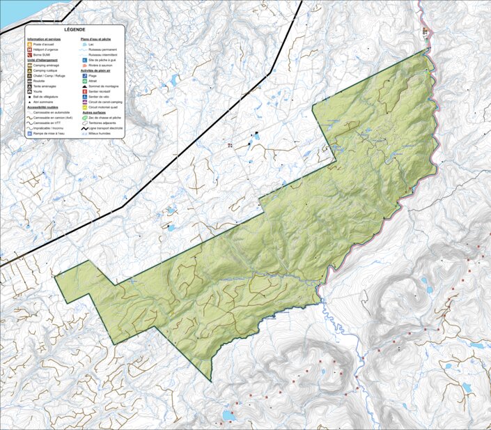Zec Cap-Chat (2025) Map by Zecs Quebec | Avenza Maps