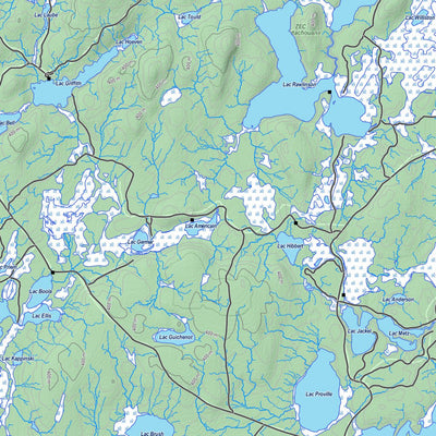 Zecs Québec Zec Capitachouane (2023) digital map