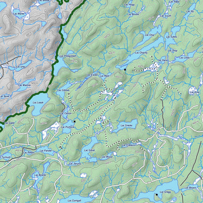 Zecs Québec Zec Capitachouane (2023) digital map