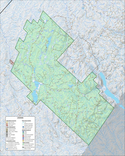 Zecs Québec Zec Chapais (2023) digital map