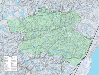 Zecs Québec Zec d'Iberville (2023) digital map