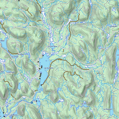 Zecs Québec Zec de la Rivière-Blanche (2023) digital map