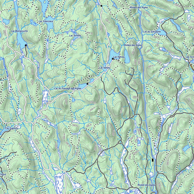 Zecs Québec Zec des Passes (2023) digital map