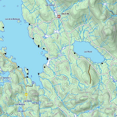Zecs Québec Zec du Lac-de-la-Boiteuse (2023) digital map