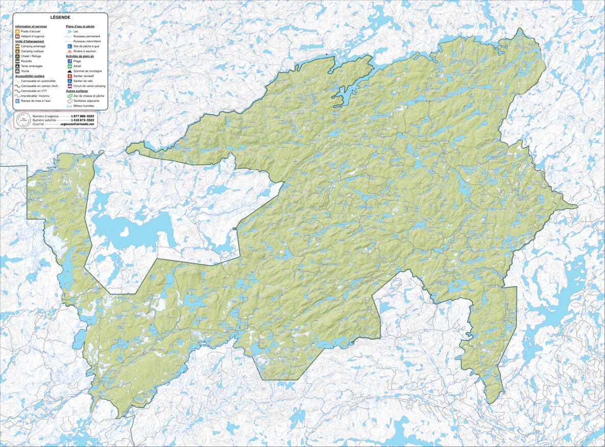 Zec Festubert (2025) Map by Zecs Quebec | Avenza Maps