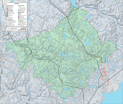 Zecs Québec Zec Forestville (2023) digital map