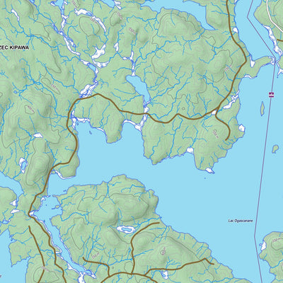 Zecs Québec Zec Kipawa (2023) digital map