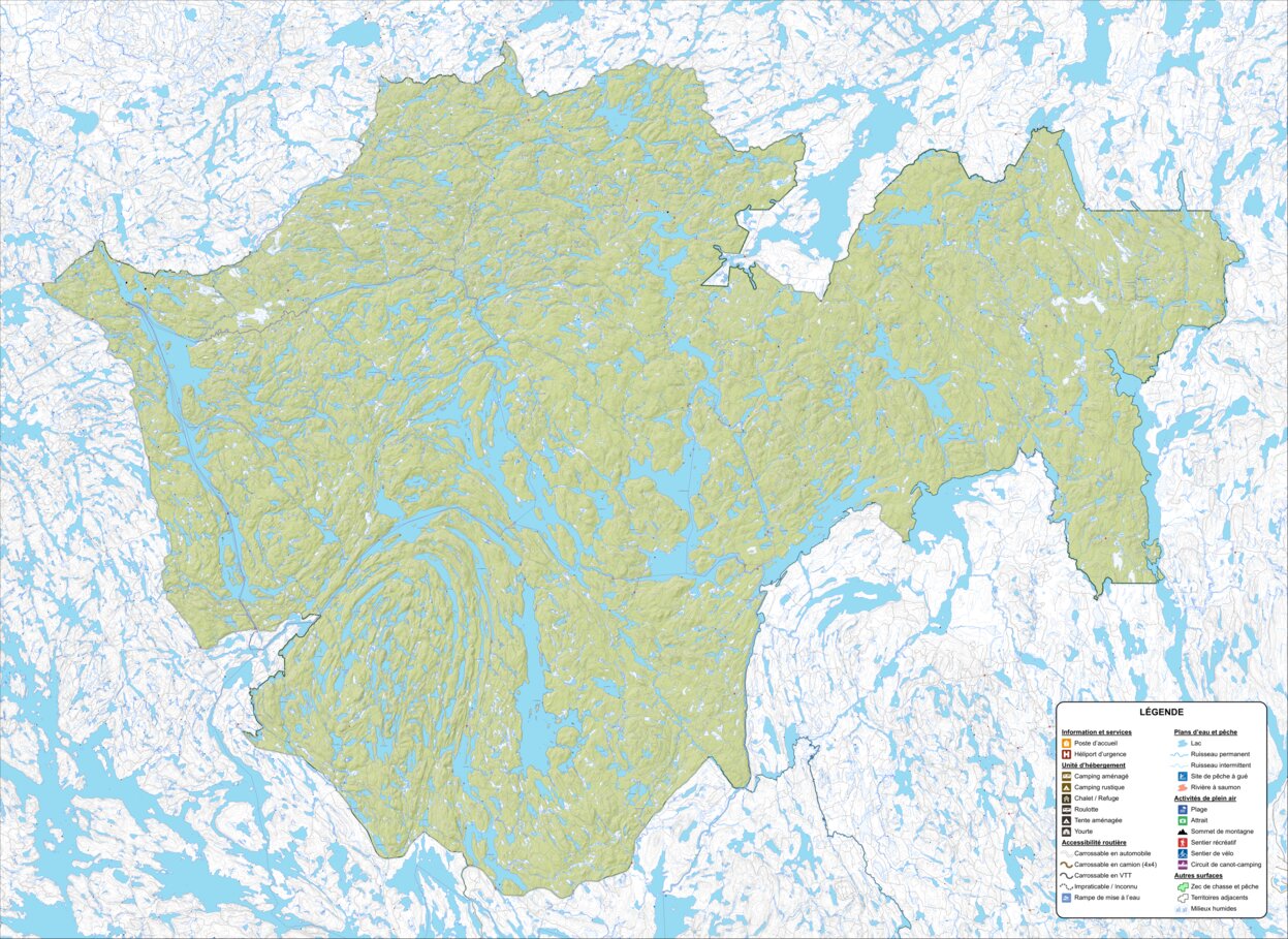 Zec Kipawa (2025) Map by Zecs Quebec | Avenza Maps