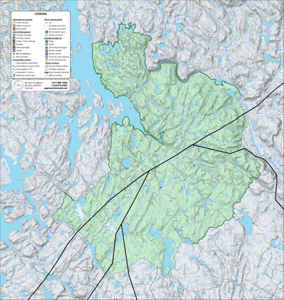 Zecs Québec Zec Labrieville (2023) digital map