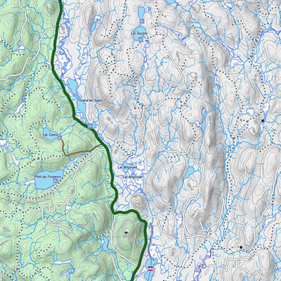 Zecs Québec Zec Lesueur (2023) digital map