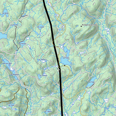 Zecs Québec Zec Maison-de-Pierre (2023) digital map