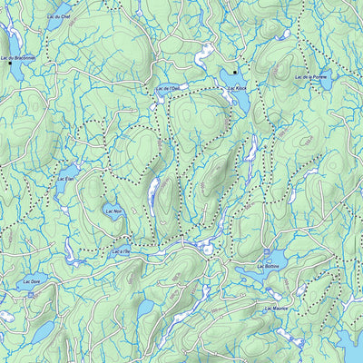 Zecs Québec Zec Mazana (2023) digital map