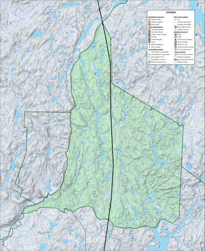 Zecs Québec Zec Menokeosawin (2023) digital map