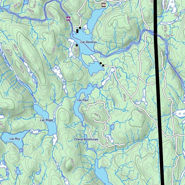 Zec Menokeosawin (2023) Map by Zecs Quebec | Avenza Maps