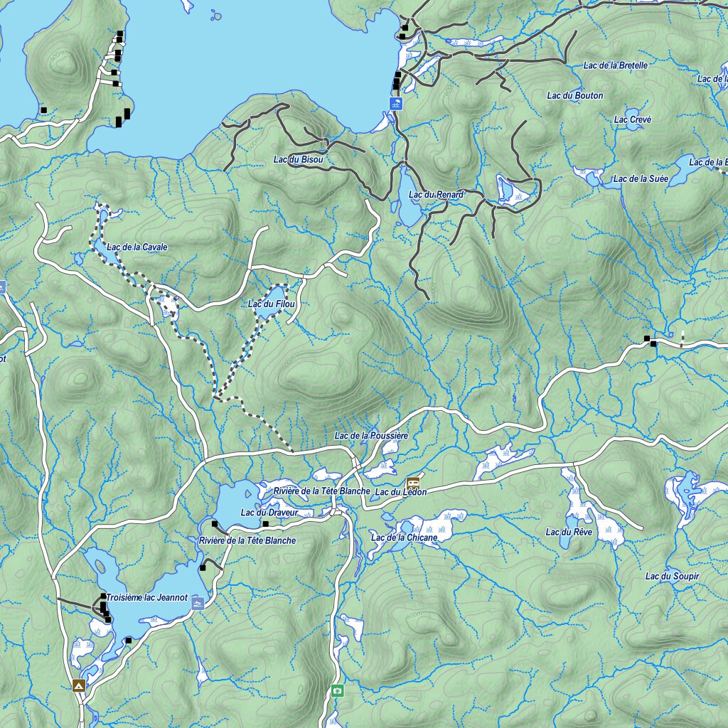 Zec Onatchiway (2023) Map by Zecs Quebec | Avenza Maps