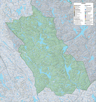Zecs Québec Zec Pontiac (2023) digital map