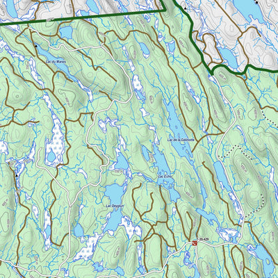 Zecs Québec Zec Restigo (2023) digital map