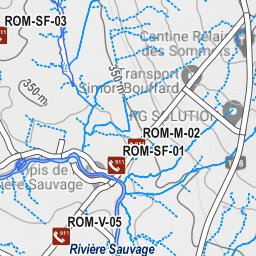 Zecs Québec Zec Saint-Romain (2023) digital map