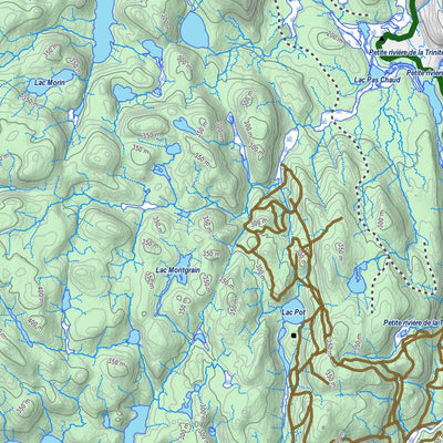 Zecs Québec Zec Trinité (2023) digital map
